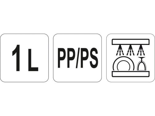 YATO YG-07115 GASTRO Juice üveg 1 liter piros