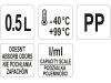 YATO YG-07282 GASTRO Műanyag mérőkancsó 500 ml