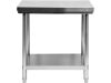 YATO YG-09000 GASTRO Inox munkaasztal alsó polccal