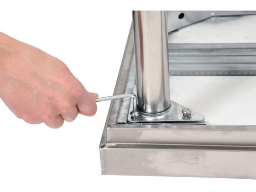 YATO YG-09000 GASTRO Inox munkaasztal alsó polccal