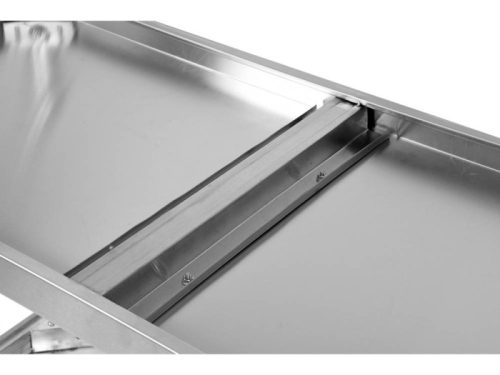 YATO YG-09031 GASTRO Inox munkaasztal alsó polccal hátsó felhajtással