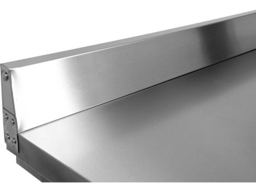 YATO YG-09031 GASTRO Inox munkaasztal alsó polccal hátsó felhajtással
