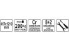 YATO YG-09052 GASTRO Aluplast polc 457 x 1210 mm