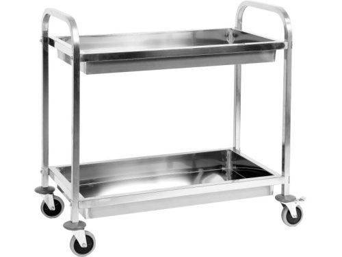 YATO YG-09099 GASTRO Zsúrkocsi 2 polcos mély polcokkal