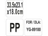 YATO YG-09104 GASTRO Műanyag tároló konyhai kocsihoz 335 x 231 x 180 mm