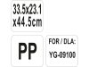YATO YG-09105 GASTRO Műanyag tároló konyhai kocsihoz 335 x 231 x 445 mm