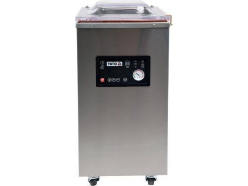 YATO YG-09311 GASTRO Vákuumkamrás vákuumfóliázó gép 400 mm 900 W görgős