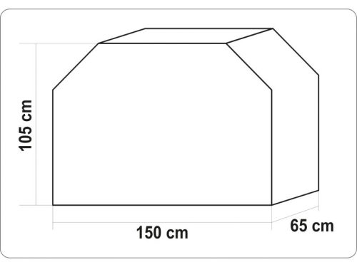 YATO YG-20051 GASTRO takaróponyva gázgrillhez 1500 x 650 x 1050 mm