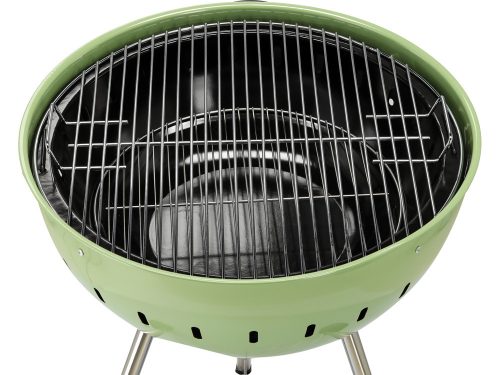YATO YG-20303 Kerek faszenes BBQ és grillsütő zöld 540mm