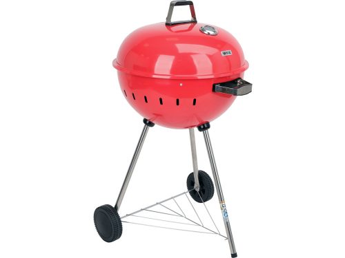 YATO YG-20304 Kerek faszenes BBQ és grillsütő piros 540mm
