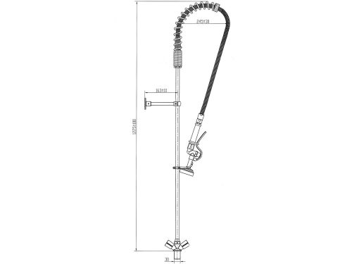 YATO YG-30700 Ipari mosogató csaptelep zuhanyfejjel