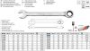 YATO YT-0198 Racsnis csillag-villáskulcs 17 mm / 225 mm 72T CrV