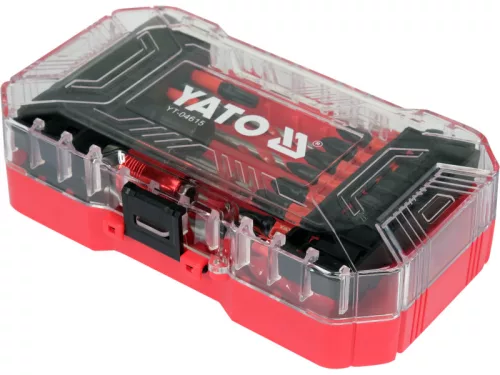 YATO YT-04615 Impact bithegy és fúrószár készlet 18 részes