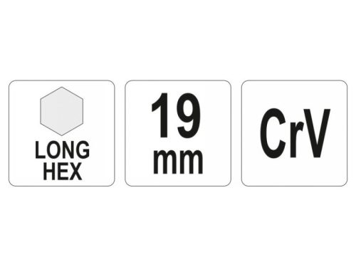 YATO YT-05446 Hosszú imbuszkulcs 19,0 mm CrV
