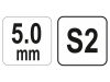 YATO YT-05576 Imbusz T-kulcs 5,0 mm / 17 x 140 mm S2