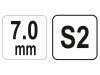 YATO YT-05578 T-kulcs imbusz 7,0 mm CrV