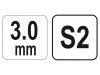 YATO YT-05586 Gömbfejű imbusz T-kulcs 3,0 mm / 13 x 100 mm S2