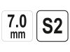 YATO YT-05592 Gömbfejű imbusz T-kulcs 7,0 mm / 17 x 170 mm S2