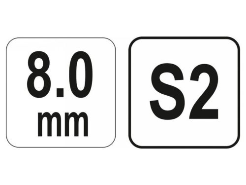 YATO YT-05593 Gömbfejű imbusz T-kulcs 8,0 mm / 22 x 200 mm S2