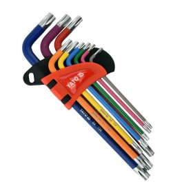   YATO YT-05633 Hosszú Torx kulcs készlet 9 részes T10 - T50 S2