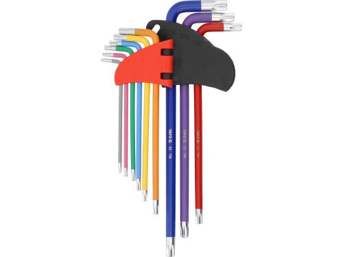YATO YT-05636 9db-os extra hosszú torx kulcs szett T10-T50