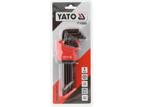 YATO YT-05680 Hosszú torxkulcs készlet T10 - T50 9 részes