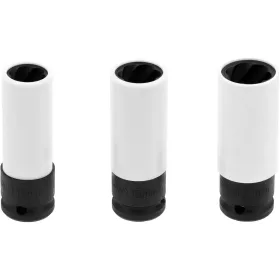   YATO YT-05920 Roncsolt csavar kiszedő készlet alufelnihez 1/2 col 17, 19, 21 mm