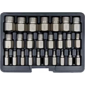   YATO YT-06034 Roncsoltcsavar kiszedő készlet 25 részes (belső torx, imbusz és spline csavarokhoz)