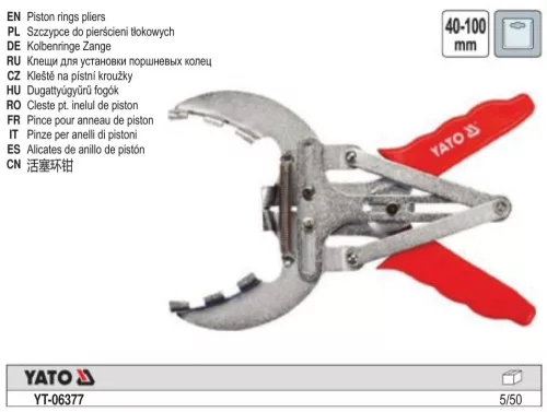 YATO YT-06377 Dugattyúdugó fogó 40-100 mm
