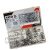 YATO YT-06773 Hatlapú inox csavaranya készlet 300 részes M3-M10