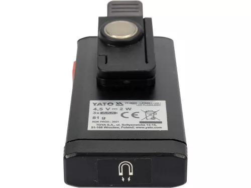 YATO YT-08555 Elemes zseblámpa 200 / 75 / 45 lumen