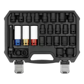 YATO YT-10569 Gépi dugókulcs készlet 24 részes 1/2col