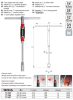 YATO YT-1565 T-hajtószár 1/4" x 310 mm forg. nyéllel CrV