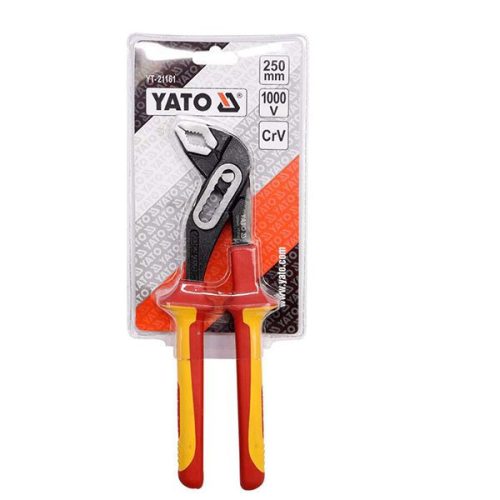 YATO YT-21161 Vízpumpafogó 250 mm 1000 V-ig szigetelt