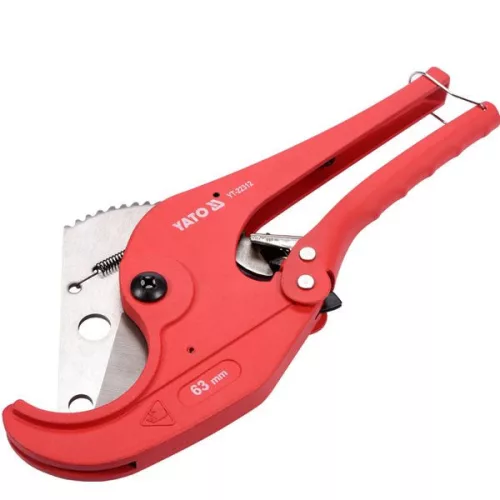YATO YT-22312 Csővágó olló (PVC) Max d=63 mm