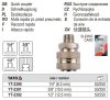 YATO YT-2390 Pneumatikus gyorscsatlakozó 1/4" menetes