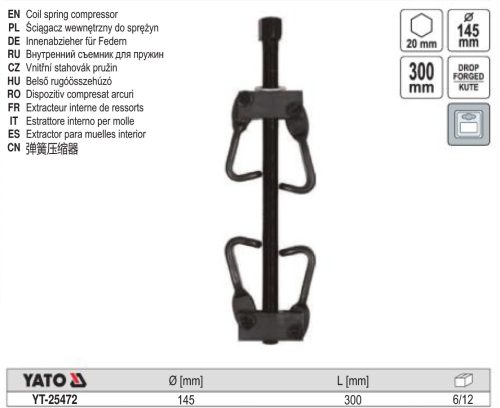 YATO YT-25472 Rugóösszehúzó 300 mm