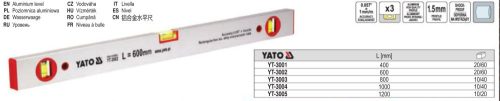 YATO YT-3005 Vízmérték 3 libella 1200 mm
