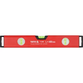 YATO YT-30080 Alumínium vízmérték 400mm 3 libellás