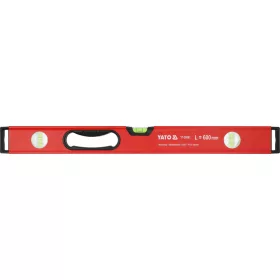   YATO YT-30081 Alumínium vízmérték 600mm 3 libellás 1 fogantyús