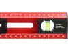 YATO YT-30329 Alumínium vízmértékvonalzó 500mm 2 libellával és 4 furatközép jelölő csuszkával