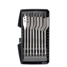   YATO YT-3259 Lapos fafúró készlet 8 részes bit befogású (12-16-18-20-22-25-28-32 mm)