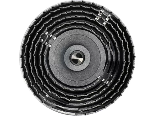YATO YT-32601 Lyukfűrész fához központosító fúróval és felfogó tárcsával 46 - 81 mm 6 részes