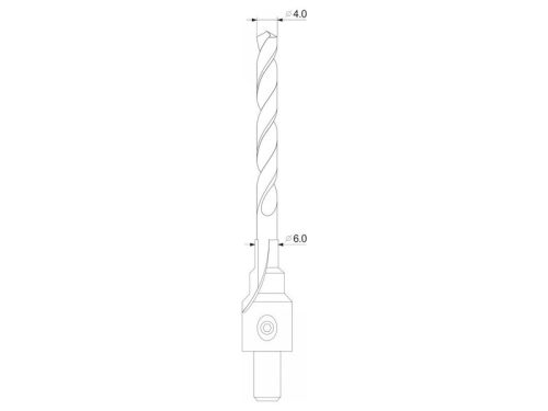 YATO YT-33021 Konfirmátor csavar előfúró 4 mm