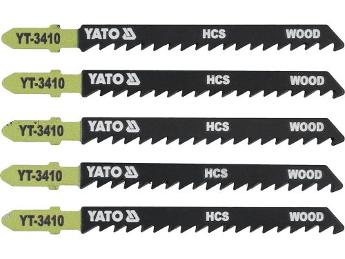 YATO YT-3410 Dekopírfűrészlap T6TPI 100/75 mm HCS (5 db/cs)