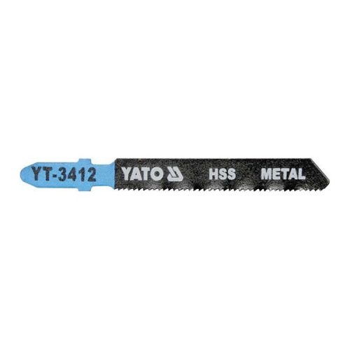 YATO YT-3412 Dekopírfűrészlap fémre T-befogás 21TPI 75/1,0 mm HSS (5 db/cs)