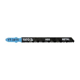   YATO YT-3415 Dekopírfűrészlap fémre T-befogás 24-10TPI 100/1,0 mm HSS (5 db/cs)