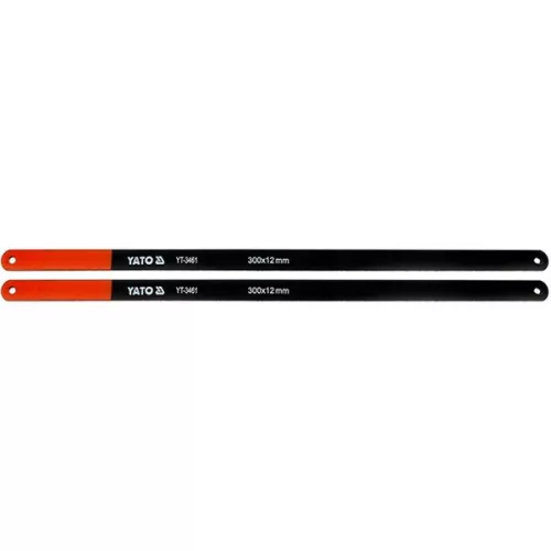 YATO YT-3461 Fémfűrészlap kézi 300/12 mm 24TPI bimetál (M2+6150) 2 db/cs