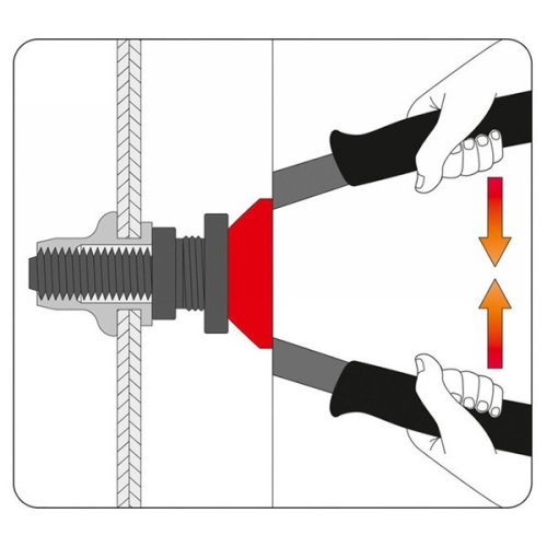 YATO YT-3612 Szegecsanyahúzó fogó készlet karos 330 mm (M5-M6-M8-M10-M12)