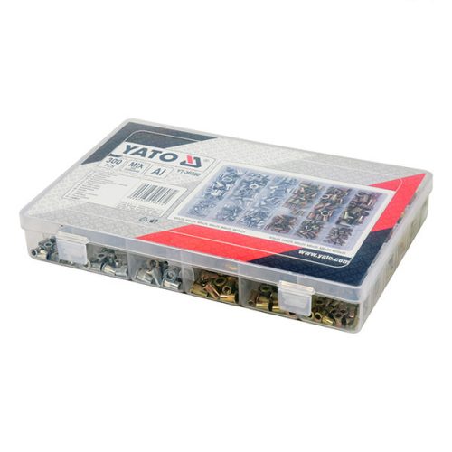 YATO YT-36480 Alumínium és acél szegecsanya készlet 300 részes